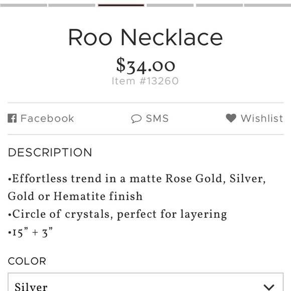 Park lane Roo necklace NWT - Picture 4 of 7